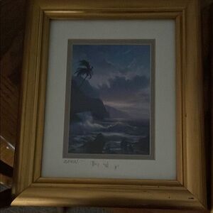 Gold Landscape Painting Art Aloha Roy Tabora